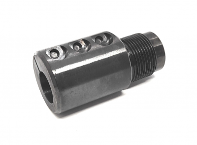 Прямая муфта на ствол без резьбы  стальная  М25х1,5R (по индивидуальным  замерам)