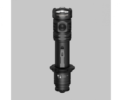 Фонарь тактический Armytek Dobermann Pro Max Magnet USB Белый свет 3000лм (до 460 метров) / 9°:72° / 1x21700 Li-Ion (в комплекте) F08401C