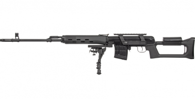 Кронштейн GTS Q.124 боковой небыстросъёмный Picatinny для СВД/Тигр, 20 слотов, стальной зуб
