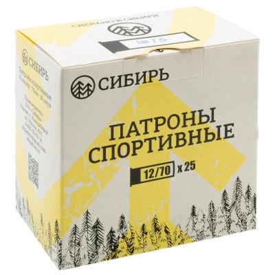 Патрон 12/70 №7,5 28 г "Спортинг" Premium Сибирь  (г.Новосибирск)