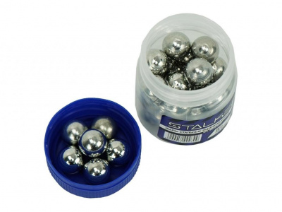 Шарики для рогатки STALKER оцинкованные d=12мм (25 шт./банка)