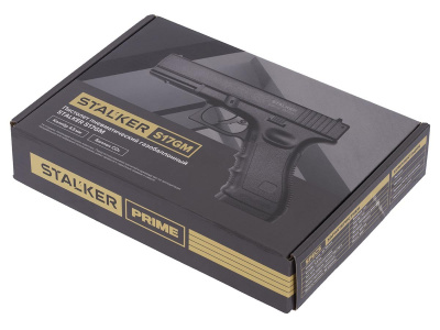 Пистолет пневматический Stalker S17GM (Glock17) кал.4,5 мм, металл, 120 м/с (ST-12051GM)