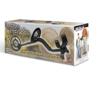 Грунтовый металлодетектор Bounty Hunter Discovery 2200 Ru (монокатушка 8", тип VLF, частота 6,7 кГц, монета до 30 см)