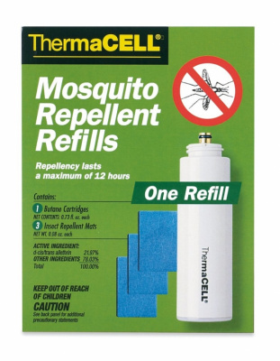 Набор расходных материалов для прибора THERMACELL MR 000-12 (1 картридж, 3 пластины)