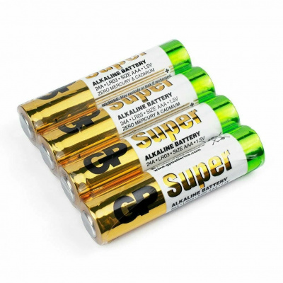 Батарейка щелочная GP SUPER  AAА 1,5V алкалиновая