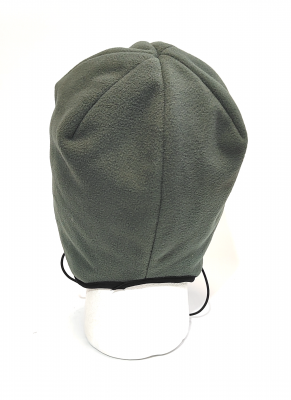 Шапка LLM Кузьмич с козырьком ткань виндблок-непродуваемая (синтепон, подкладка флис) цвет Хакки лес