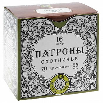 Патрон 16/70 №1  30 г  СКМ