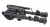 Сошки Vecror Optics Carbon Fiber 6-9"  на планку Weaver/антабку, 15-23 см, облегченные (RSCFP-06)