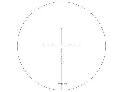 Прицел Vector Optics Sentinel-X 10-40x50 сетка СОМ-25М - SFP, d-30мм до 750 G (.308 Win) (SCOL-34)
