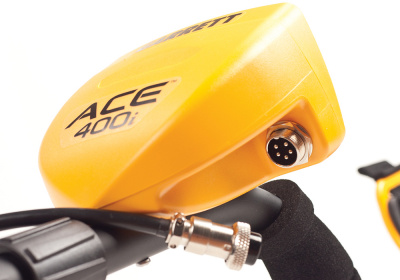 Металлодетектор Garrett ACE 400i (комплект + Pro-Pointer AT) # 1141960-K - катушка 11''x8,5''DD, 5 режимов