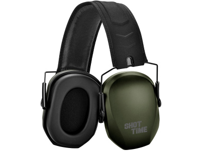 Наушники противошумные ShotTime 18, стрелковые NRR 25dB, Army Green  (EST-P-18G)