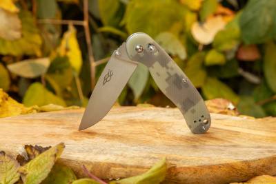 Нож складной Ganzo Firebird FB727S-CA сталь 440C, рукоять кмф G10, замок Axis Lock (крыска)