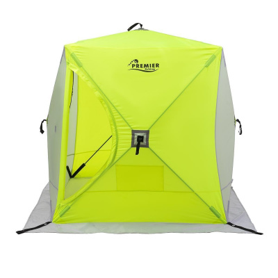 Палатка зимняя двухместная Premier Fishing КУБ арт.186255 (1,8х1,8м., без дна, вентиляция, ввёртыши)