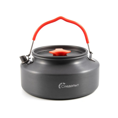 Чайник походный СЛЕДОПЫТ Optimum "PF-CWS-P141" 1.6 литра, анодированный алюминий