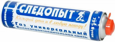 Баллон газовый СЛЕДОПЫТ 336 г, резьбовой, всесезонный (PF-FG-600)