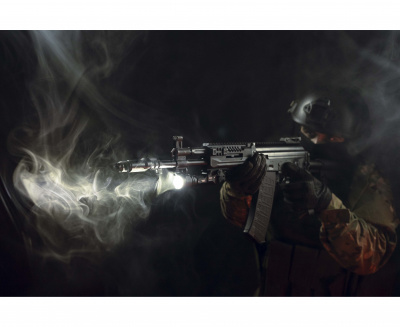 Фонарь тактический Armytek Parma C2 Pro Белый свет, 3 режима, до 350 м., 1500 люмен, 1x18650 или 2xCR123A (F09804C)