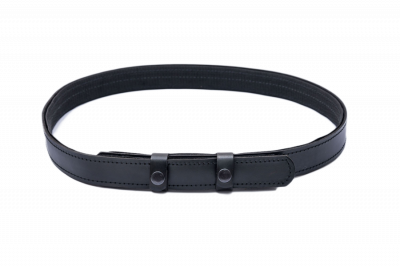 Ремень поясной (35 мм) тактический, кожа, цвет черный (220730033)