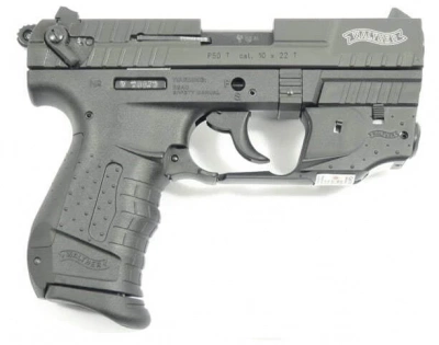 Пистолет газовый Walther P50T с ЛЦУ кал.10x22Т