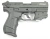Пистолет газовый Walther P50T с ЛЦУ кал.10x22Т