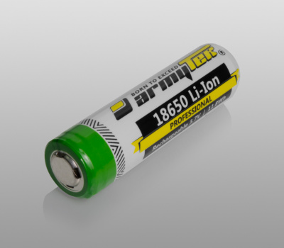 Аккумулятор для фонаря Armytek 18650 Li-lon 3200mAh - защищённый (A00204)