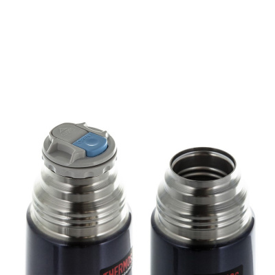 Термос для напитков THERMOS FBB-1000 BC Midnight Blue 0.1L, цв.синий, тепло/холод 18/24ч. (853288)