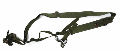 Тактический оружейный ремень BRT,  цвет олива, универсальный (2-ух и 3-ёх точечный)