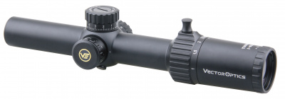 Прицел Vector Optics Taurus FFP 1-6x24 - сетка VTC-CMIL, d-30мм, подсветка (SCFF-27)