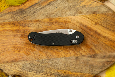 Нож складной Ganzo Firebird FB727S-BK сталь D2, рукоять чёрный G10, замок Axis Lock (крыска)