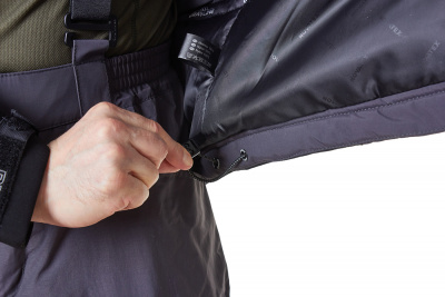 Тугур костюм для рыбалки GRAYLING, зимний -15, серый  