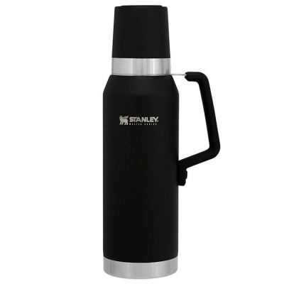 Термос STANLEY Master 1.3L. Чёрный (40ч. - тепло, 35ч. - холод, 160ч. - лёд) (10-02659-015)