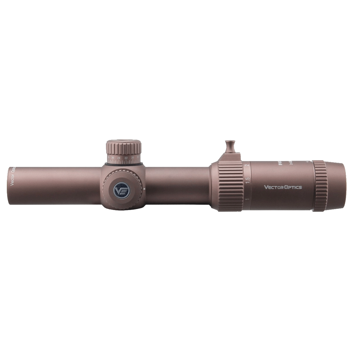 Прицел Vector Optics Forester 1-5x24 GenII Coyote FDE, сетка VFD-2 -  азотозаполненный (SFP), d-30мм (SCOC-32)