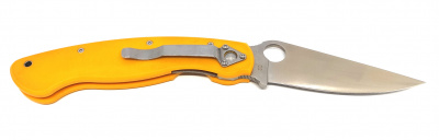 Нож складной Steel Claw "Боец-3" сталь D2, рукоять G10, замок Liner-Lock, цвет жёлтый