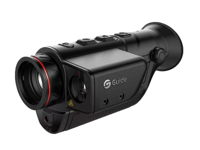 Тепловизионный монокуляр Guide TD421 LRF, 384х288 c лазерным дальномером, ø25 мм, х1.9/х3.8/x7.6, WiFi, до 10 ч, 1000 м, 360 г