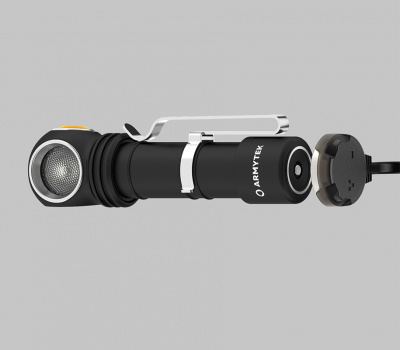 Фонарь налобный Armytek Wizard C2 Pro Magnet USB XHP50.2 White - Белый свет 2500лм, 1х18650 F08701C