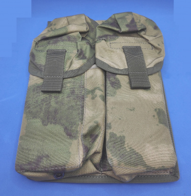 Подсумок для 4-ёх магазинов АК с-ма MOLLE (цв.Мох) РО7832