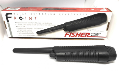Металлоискатель Fisher "F-Point" (монета до 4 см, частота обнаружения 11,5 кГц, 1 х Крона 9V)