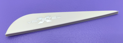 Оперение Interloper Vanetec 3" цвет белый, вес 0,5 г, длина 7,3 см., высота 1,2 см