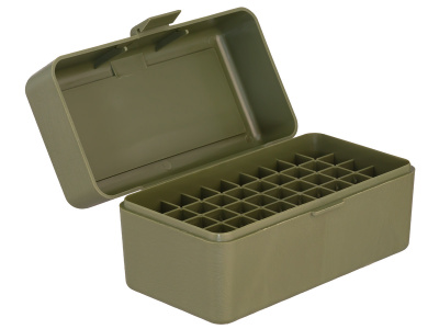 Кейс ShotTime BX-908 для 50 патронов 7,62х54R, полипропилен, зелёный