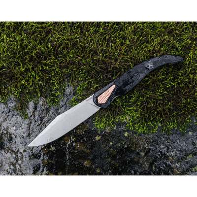 Нож складной Kershaw 2076 Strata сталь D2, рукоять G10/сталь, замок Frame-lock, клинок Bead Blast
