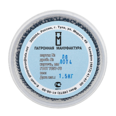 Дробь №4 (1,5кг) ЛОТ (ПМ)
