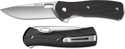 Нож складной Buck Vantage Select Small 0340BKS-B сталь 420HC, рукоять чёрный GRN, Liner-Lock