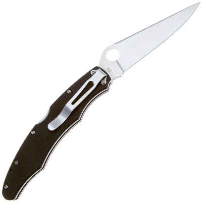 Нож складной Steel Claw "Полис Чёрный" сталь D2, рукоять G10, замок Back-Lock