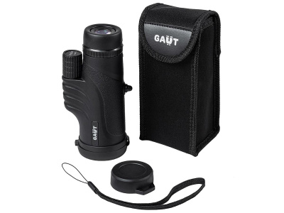 Монокуляр GAUT Pollux 10x42, линзы BK7, цвет - чёрный, 267г (GP1042B)