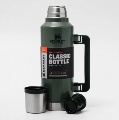 Термос STANLEY Classic 1.4L цв.тёмно-зелёный, тепло 35ч./холод 40ч. (10-12417-001)