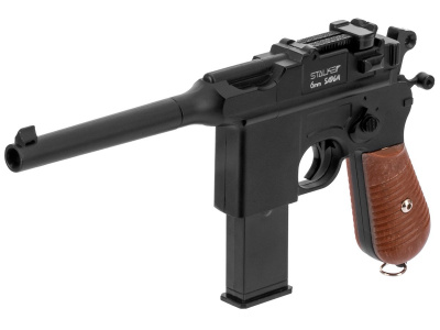 Пистолет страйкбольный Stalker SA96M Spring (Mauser C96) кал.6 мм, металл, 80 м/с