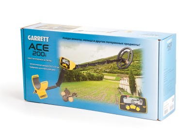 Металлоискатель Garrett ACE 200i #1141770 RUS (катушка 8.5"x11" DD, 4 режима поиска)