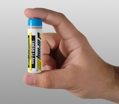 Аккумулятор Armytek 18650 Li-lon 2800mAh - защита PTC (перегрев/коротк.замыкание), 3.7V/10.4Wh