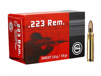 Патрон нарезной RWS GECO кал. 223 REM FMJ 3,6 г (в пачке 50 шт.)
