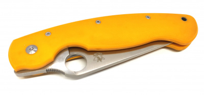 Нож складной Steel Claw "Боец-3" сталь D2, рукоять G10, замок Liner-Lock, цвет жёлтый