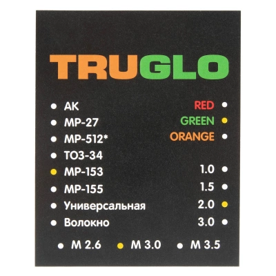 Мушка МР-153 оптоволоконная зелёная TRUGLO (А-013064)